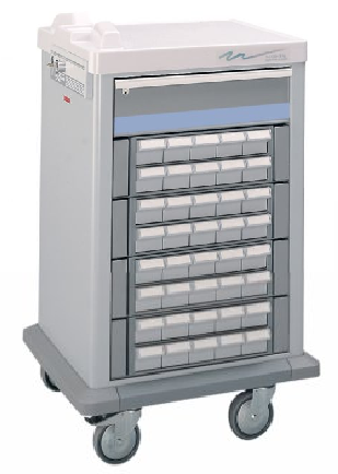 Half Medication Cart